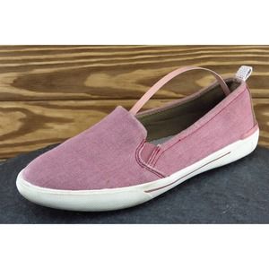 Eddie Bauer Size 7 M Purple Loafer Shoes Fabric Women